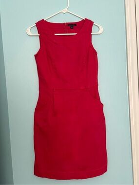 Tommy Hilfiger Red Sleeveless Mini Dress